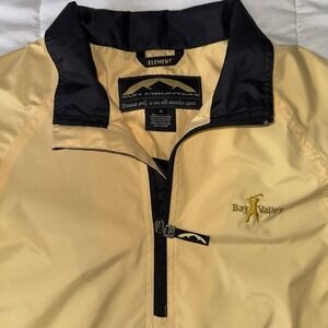 Sun Mountain Golf  Wind Breaker Small Yellow Removable Sleeves Club Performace